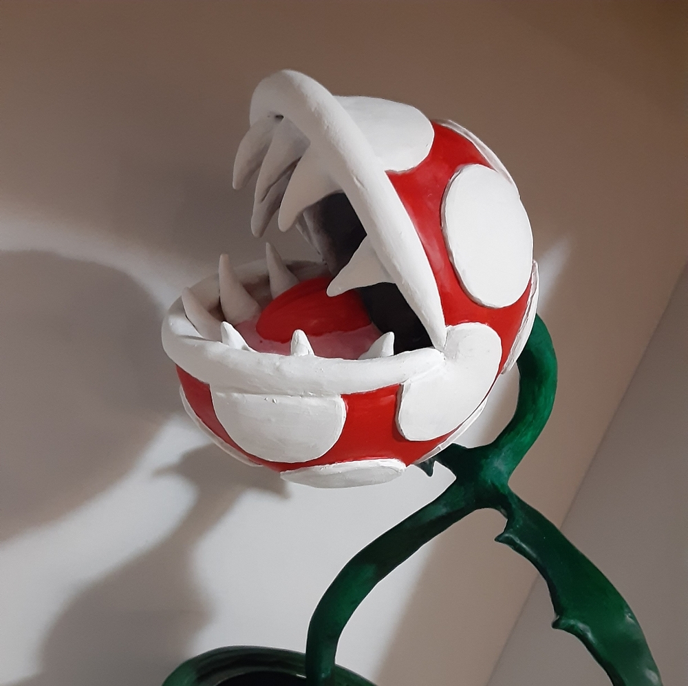Mario polymer clay sculpture